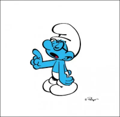 Trouvez le nom de la bande dessinée avec des petits gnomes bleus.