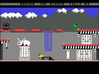 Jeu de plates-formes dans lequel le joueur doit collecter des lanternes suspendues à différents points dans le jeu. Chaque chambre est gardée par deux ennemis mobiles, The Ninja et le Yamo vert, qui attaquent à coups de poings et coups de pied.