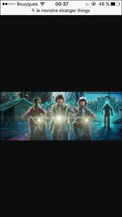 Quand Will et Dustin rentrent chez eux, ils font la course, pourquoi ?