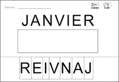 Comment dit-on "janvier" en anglais ?