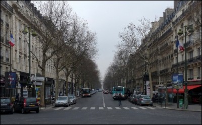 Quelle avenue relie la place de l'Etoile à la place du Trocadero ?