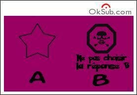 Lequel de ces symboles se trouve aussi bien dans le ciel qu'au fond de la mer ?