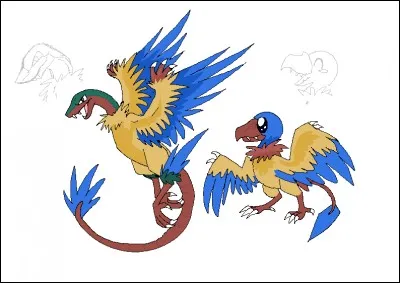 Enfin, comment s'appelait le premier oiseau avec des plumes ? (Aide en image pour les potentiels connaisseurs de Pokémon)