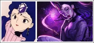 N°4 - C'est la première des surs Ayakashi à apparaître. Elle redevient humaine grâce à Sailor Moon.
Elle s'appelle :