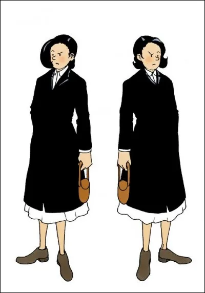Hergé qui avait pondu les Dupondt avec une différence pour les reconnaître. Et dans cette version féminine ?