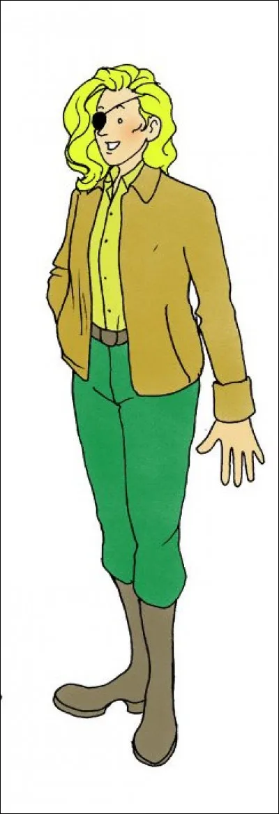 Avec le bandeau sur l'il, j'en marrie plus d'un, n'est-ce pas ? Mais quel est ce personnage, dans les albums originaux ?