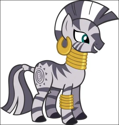Comment s'appelle le zèbre dans Ponyville ?