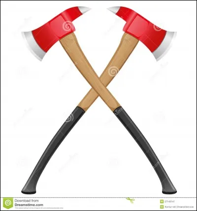 La hache est-elle utilisée dans les deux films ?