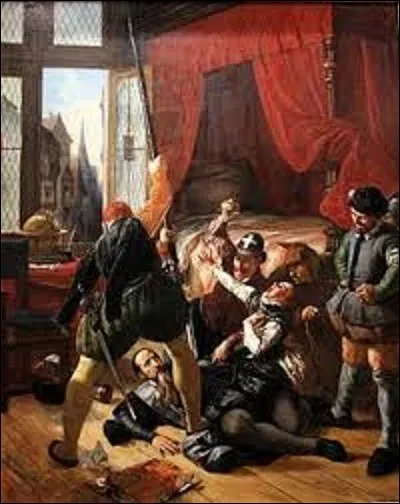 De dimension : H : 1,64 m x L : 1,30 m, "Scène de la Saint-Barthélemy" ou "Scène de la Saint-Barthélemy, assassinat de Briou, gouverneur du prince de Conti", est une peinture à l'huile peinte en 1833, et actuellement conservée au Musée du Louvre, à Paris. Quel peintre de formation de l'École nationale supérieure des beaux-arts en est l'auteur ?