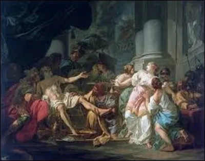 Peinte en 1773, "La Mort de Sénèque" est une huile sur toile qui fut réalisée lors de la troisième tentative de l'auteur pour remporter le "prix de Rome" qu'il n'obtiendra d'ailleurs pas. Quel peintre néo-classique a créé cette oeuvre, qui se situe actuellement au Petit Palais, à Paris ?