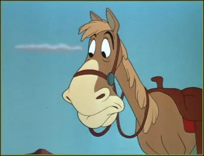 Dans Mélodie Cocktail, on retrouve le cheval alezan crins lavés qui jure fidélité à son maître Pecos Bill qui l'a sauvé du désert. Quel est son nom ?