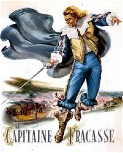 Qui est l'auteur du roman de cape et d'épée "Le Capitaine Fracasse", paru en 1863 ?