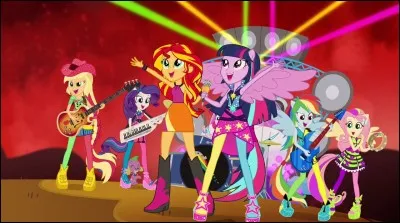 Dans Rainbow Rocks, quel est le surnom du groupe des Rainbows et par qui est-il nommé ?