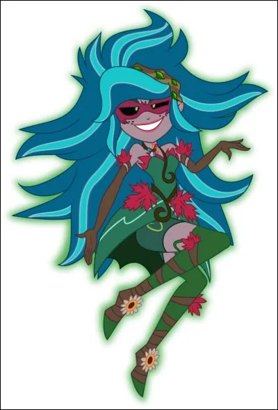 Dans Legend of Everfree, comment appelle-t-on Gloriosa après sa transformation et quelle chanson chante-t-elle ?