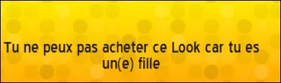 Peut-on acheter des choses de garçon quand on est une fille ?