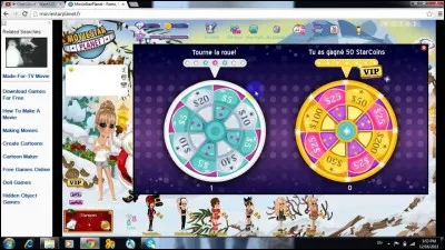 Si tu n'es pas V.I.P, combien de fois peux-tu tourner la roue ?