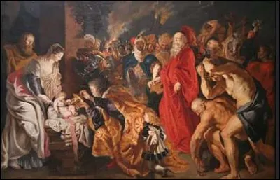 Qui a peint cette toile intitulée « Adoration des Mages » ?