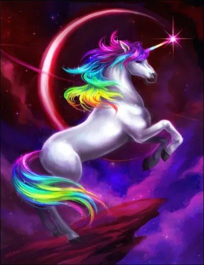 Clique sur l'image de licorne.