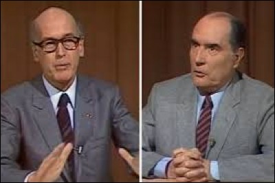 Qui était face à François Mitterrand lors du second tour des élections présidentielles de 1981 ?