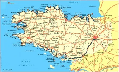 BRETAGNE - De combien de départements se compose cette région administrative ?