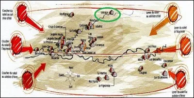 Observez l'illustration et déterminez la localisation de cette grotte dont on dit que ses peintures sont des cartes du ciel.