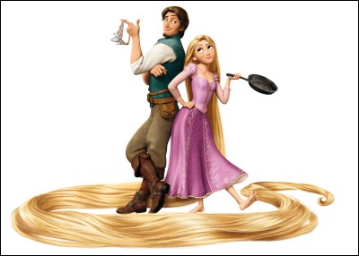 Quel personnage Disney a les cheveux très longs ?