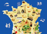 En France : villes, départements, régions, monuments, spécialités (1)