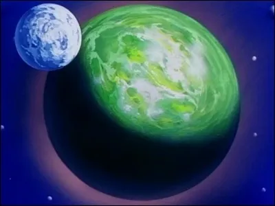 Quel est le nom de la planète où a eu lieu le combat final entre Goku, Vegeta et Majin Buu ?
