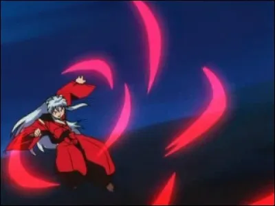Quel est le nom de cette technique qu'Inu Yasha propulse en trempant ses griffes dans son sang ?