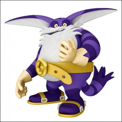 Ce gros chat violet cherche toujours sa grenouille Froggy :