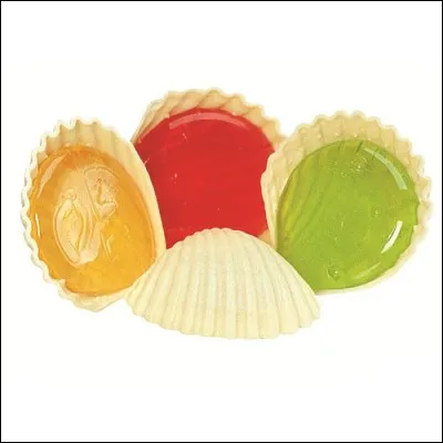 Gros succès des années 80-90. Quelle est cette confiserie en sucre cuit parfumé, coulée dans une petite coquille en plastique, en forme de coquillage ?