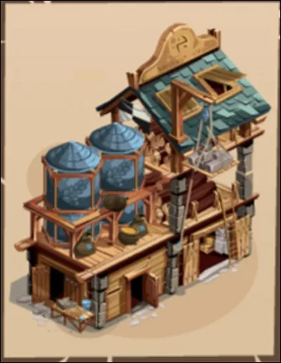 Une fois le niveau maximum atteint, combien de ressources le grenier peut-il garder en stock ?