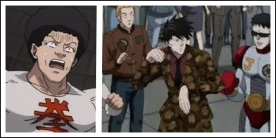 L'Homme Buzz-Buzz s'allie à Gominator pour vaincre le roi, en compagnie de deux autres héros : Jet Nice Guy et Vipaire. 
À quelle classe appartiennent ces deux derniers ?