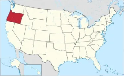 L'Oregon est ... du pays.