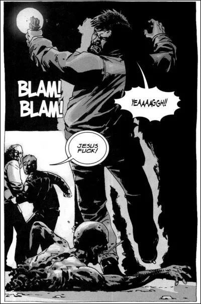 Que fait Rick lorsque Allen se fait mordre ?