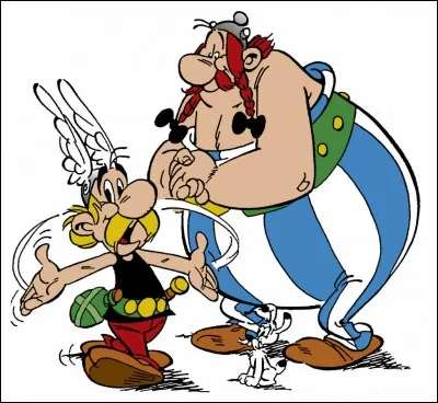 Quand il était plus jeune, Astérix est tombé dans la potion magique.