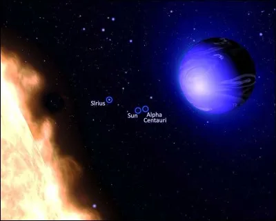 Il y fait chaud, atmosphère, atmosphère à plus de 1 000 degrés ! En direction de quelle constellation cette exoplanète, découverte par Hubble en 2005, orbite-t-elle ?