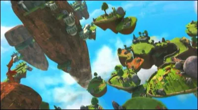 Comment appelle-t-on les petites iles qui flottent dans l'air ?