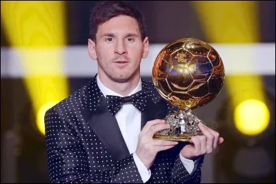 Lionel Messi a reçu...