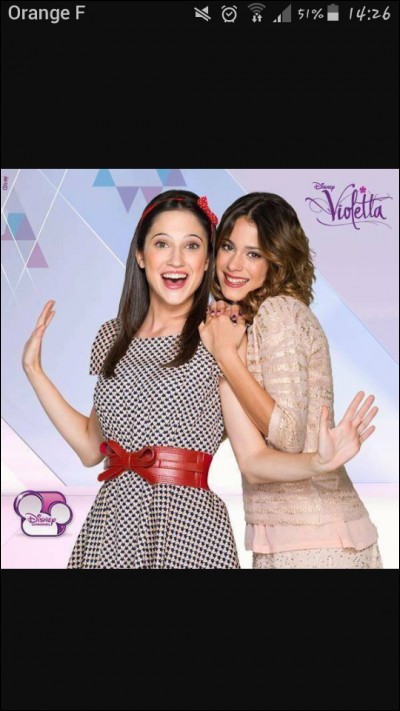 Comment s'appelle l'amie de Violetta ?