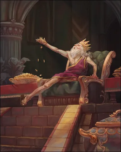 Au VIe siècle avant J-C, ce roi de Lydie tenait son immense richesse du Pactole, la rivière qui cachait multitude de paillettes d'or. Qui est-il ?