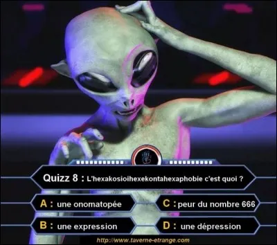 Qu'est-ce que l'hexakosioihexekontahexaphobie ?