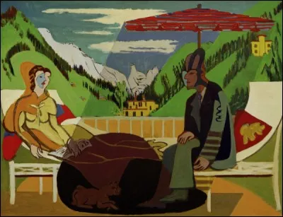 Qui a peint "Scène sur le balcon" ?