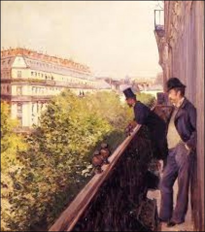 Qui a peint "Un balcon boulevard Haussmann" ?
