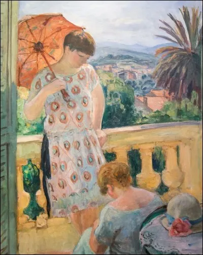 Qui a peint "Deux femmes sur le balcon" ?