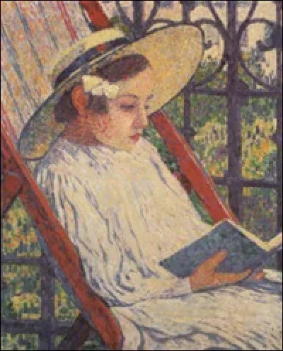 Qui a peint "Elizabeth lisant sur le balcon" ?