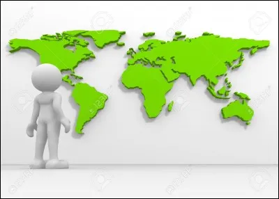 Les continents et les îles recouvrent ...... de la surface du globe