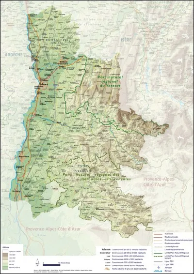 DRÔME - Quel est le chef-lieu de ce département ?