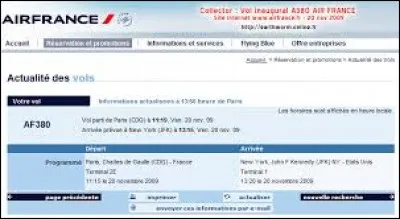 Combien coûte un billet Rennes-New York avec Air France ?