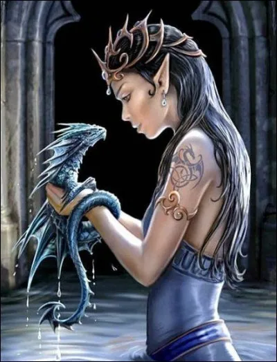 Serpent fabuleux des légendes jurassiennes :